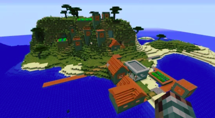 Minecraft 1.11 Survival Island Temple Seed