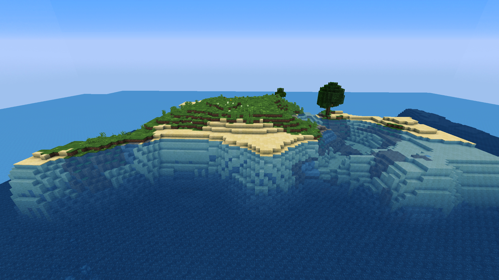 Minecraft 1.12 Survival Island Two Trees