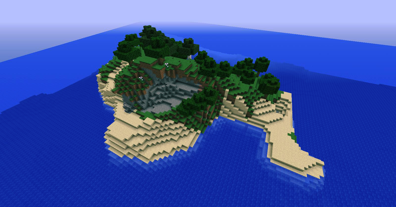 Minecraft 1.9 Survival Island Seed