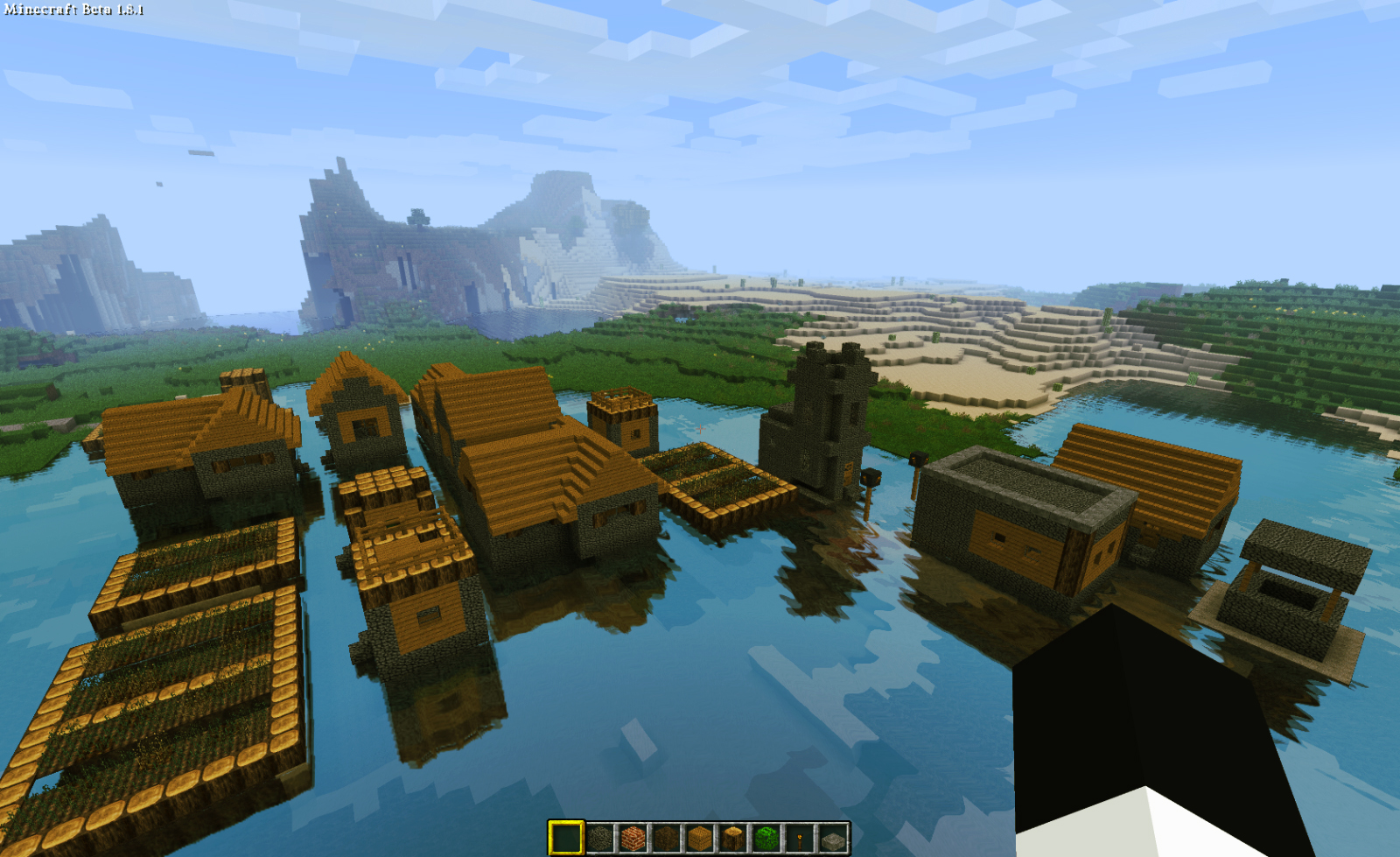 Minecraft 1.9 Seed Village Under Water