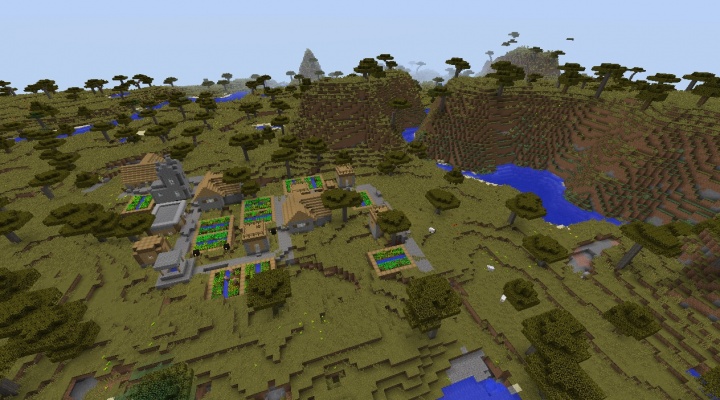 Minecraft PE Villages Seed