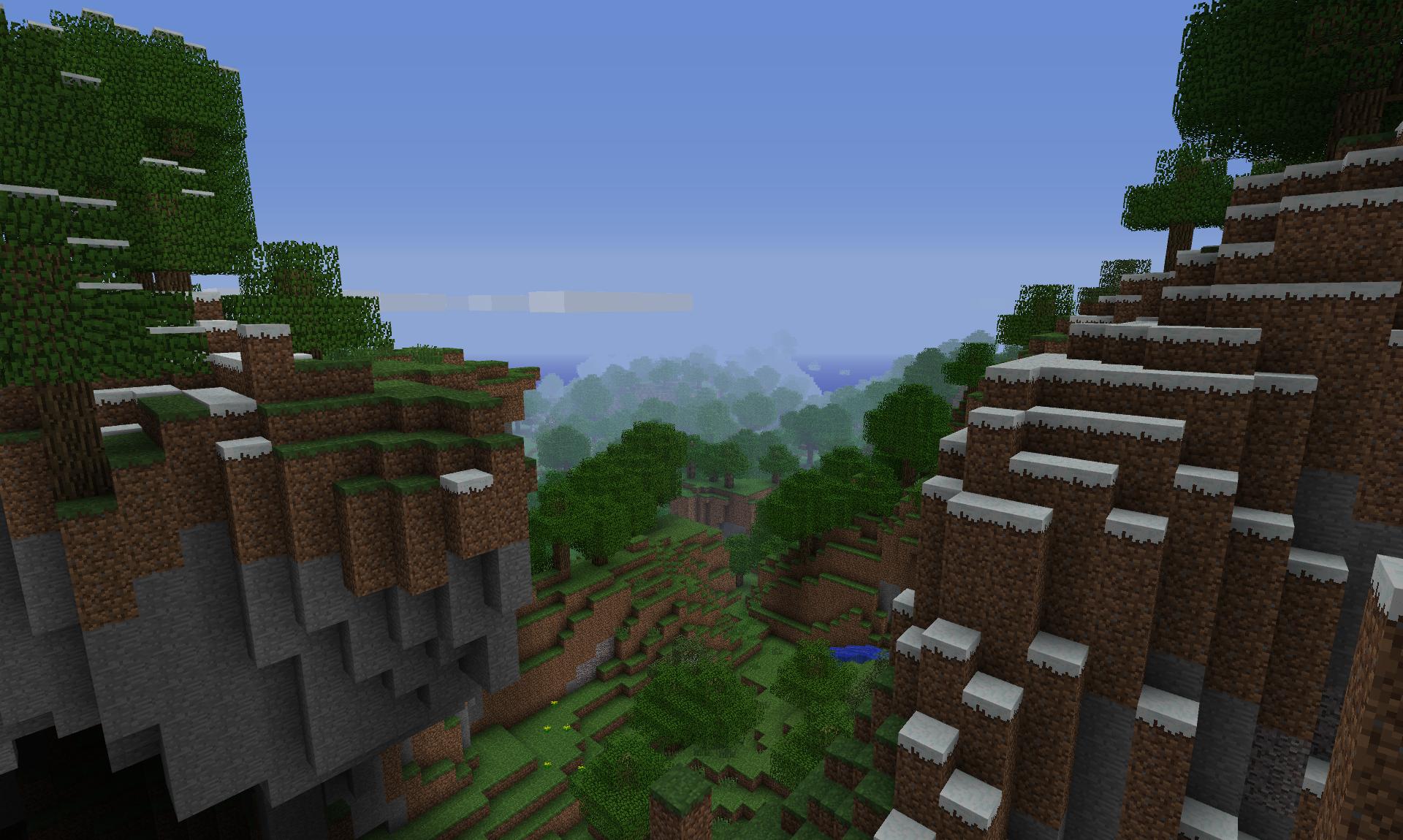 Search: mountain Minecraft Seeds.