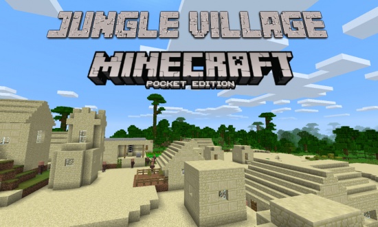 Cool Jungle Village Minecraft Pe Seed 0 13 1 Minecraft Seeds