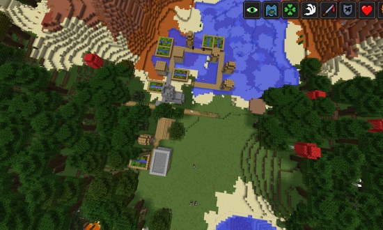 Cool Village With Mesa Biome Minecraft 1 10 2 Minecraft Seeds