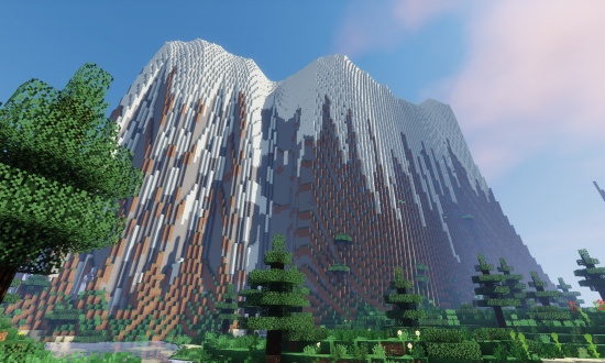 Huge Snow Mountain - Minecraft Seeds